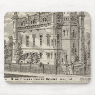 Miami County Court House Mouse Mat