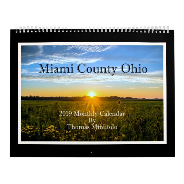 Miami County Ohio 2019 Monthly Calendar (Cover)