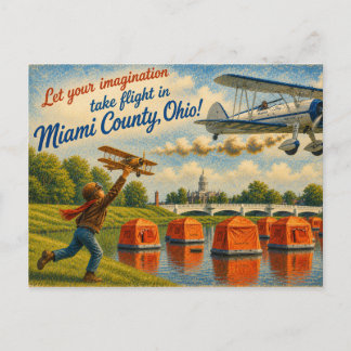 Miami County Ohio Postcard