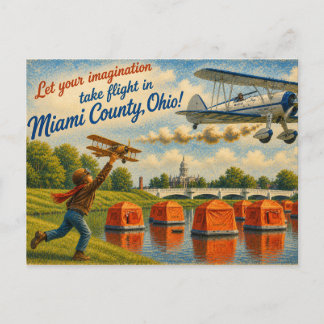 Miami County Ohio Postcard