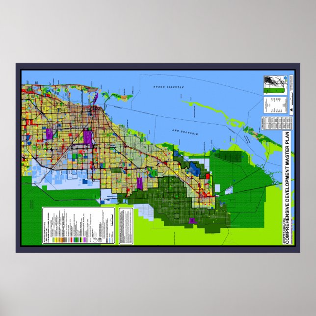 Miami-Dade County Land Use Plan Poster (Front)