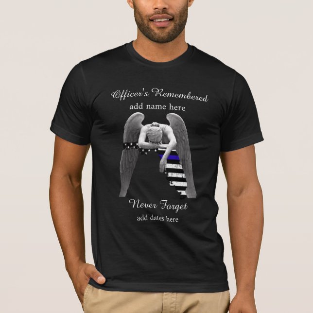 Miami-Dade FLA. Police Thin Blue Line T-Shirt (Front)