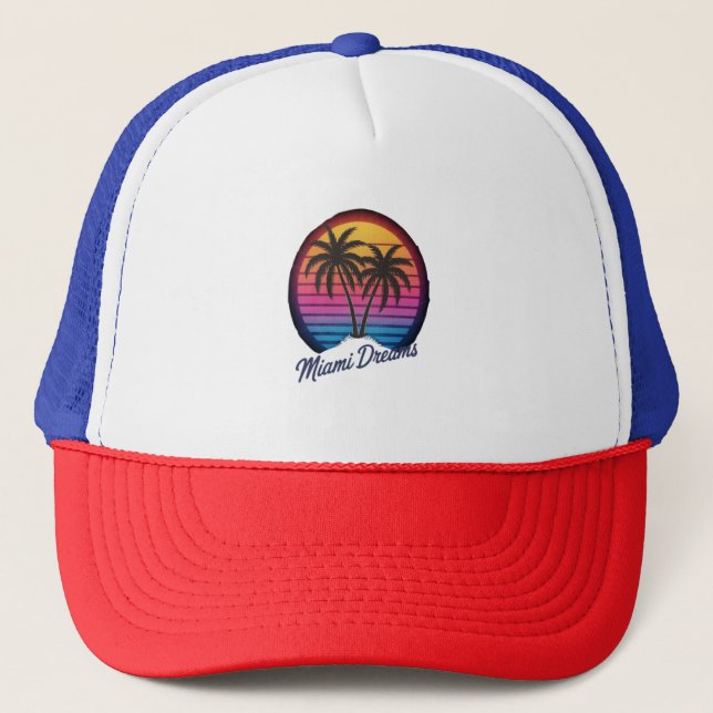 Miami Dreams Trucker Hat (Front)