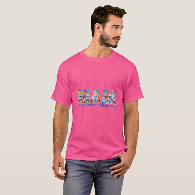 Miami Endless Summer Timeless Style  T-Shirt (Front Full)