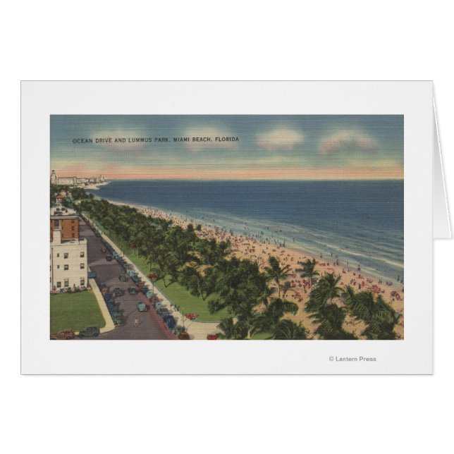 Miami, FL - Ocean Drive and Lummus Park (Front Horizontal)
