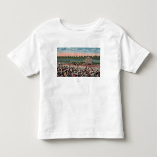 Miami, FL - View of Hialeah Park with Horse Toddler T-Shirt