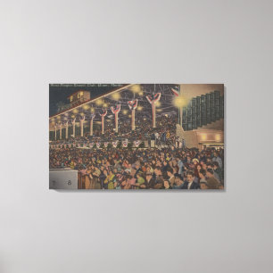 Miami, FL - West Flagler Kennel Club, Dog Canvas Print