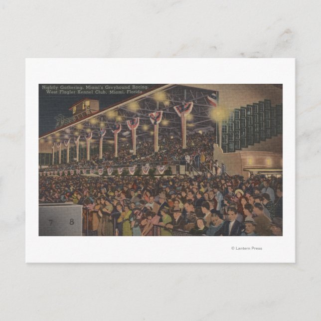 Miami, FL - West Flagler Kennel Club, Dog Postcard (Front)