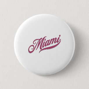 Miami Florida 6 Cm Round Badge