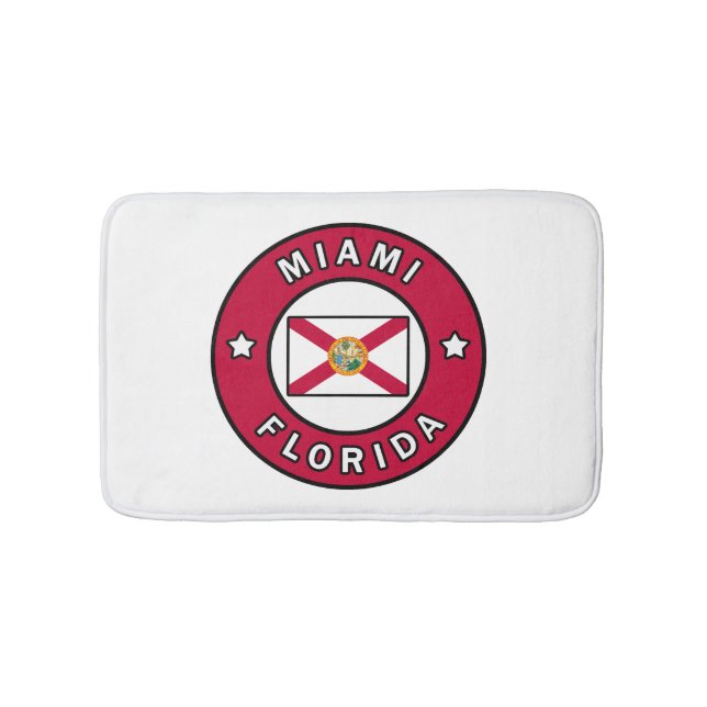 Miami Florida Bath Mat (Front)