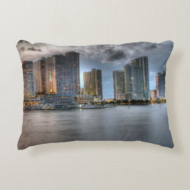 Miami, Florida Decorative Cushion (Front)
