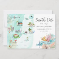 Miami Florida | Destination Wedding Itinerary Map