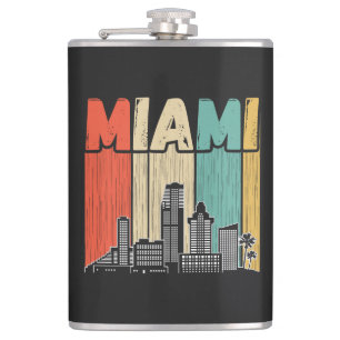Miami Florida Hip Flask