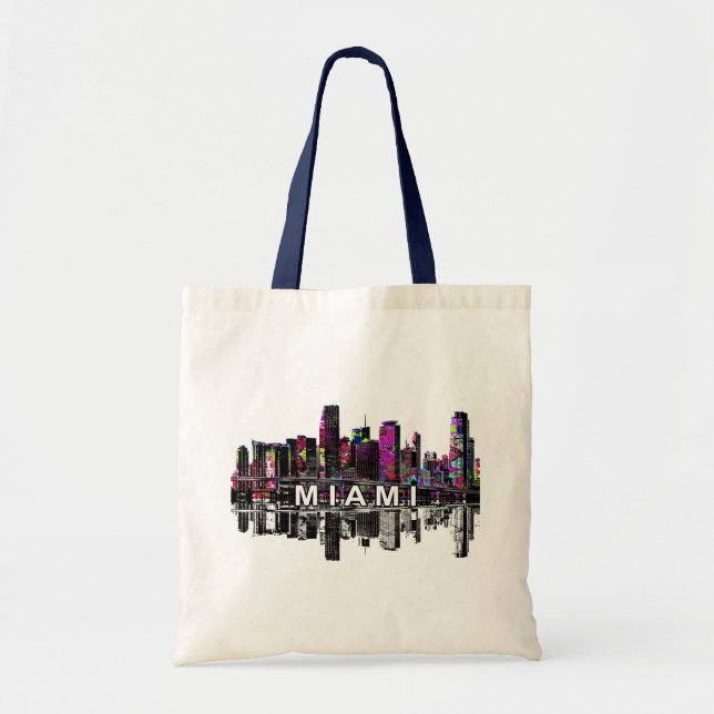 Miami, Florida in graffiti Tote Bag (Front)