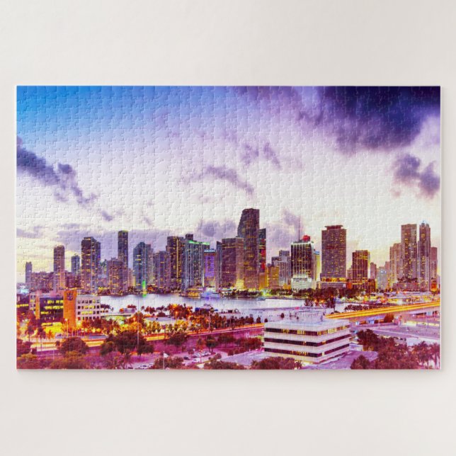 Miami Florida Jigsaw Puzzle (Horizontal)