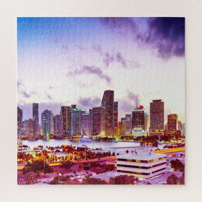 Miami Florida Jigsaw Puzzle (Vertical)