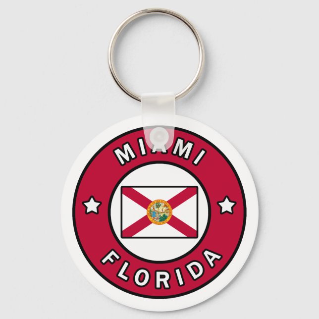 Miami Florida Key Ring (Front)