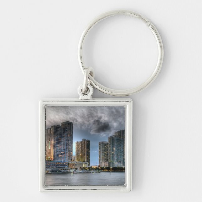 Miami, Florida Key Ring (Front)