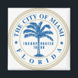 Miami Florida Magnet<br><div class="desc">Show Pride in your hometown</div>