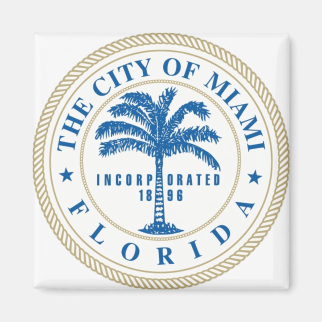 Miami Florida Magnet (Front)