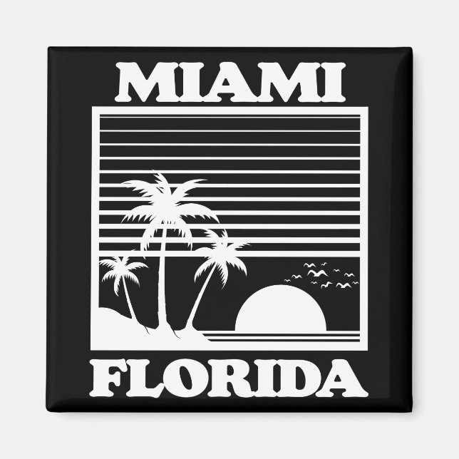 Miami,Florida Magnet (Front)