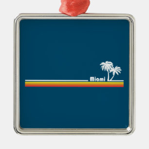 Miami, Florida Metal Tree Decoration