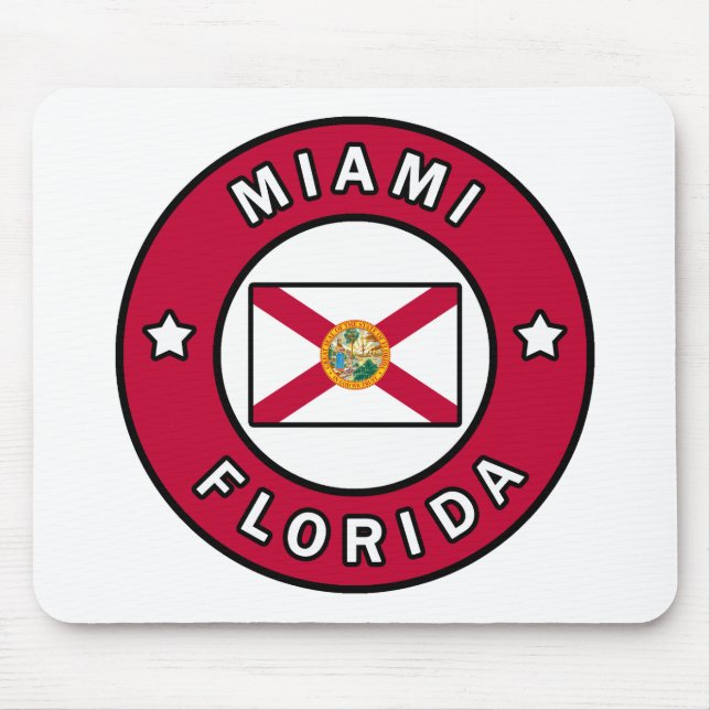 Miami Florida Mouse Mat (Front)