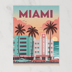 Miami, Florida Postcard