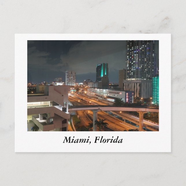 Miami Florida Postcard (Front)