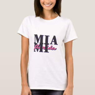 Miami Florida – Retro Bold Typography Graphic T-Shirt