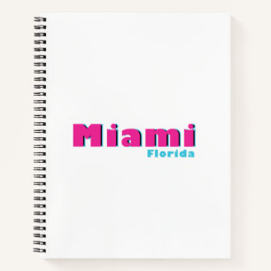 Miami, Florida Spiral Notebook  