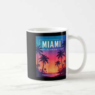 Miami Florida Sunset - I Love Miami Beach Souvenir Coffee Mug