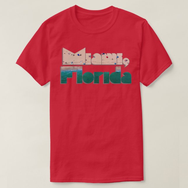 Miami Florida T-Shirt (Design Front)