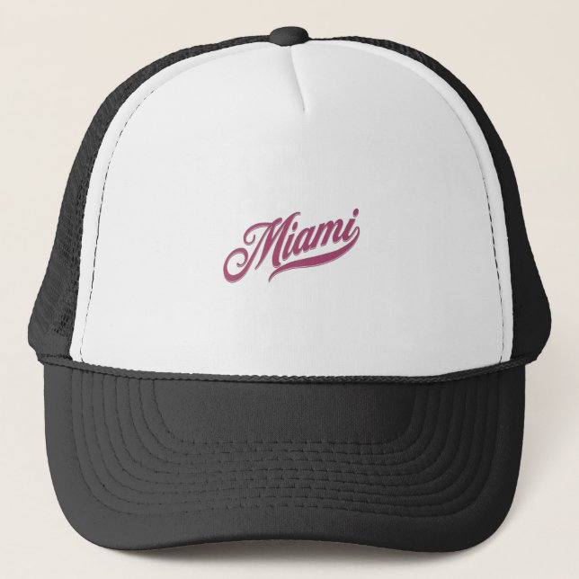 Miami Florida Trucker Hat (Front)