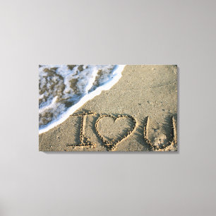 Miami, Florida, USA. I love you Canvas Print