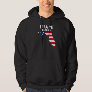 Miami Florida USA State America Travel Floridian Hoodie