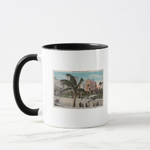 Miami, Florida - View of Bayfront Park & Hotels Mug
