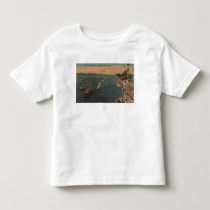 Miami, Florida - View of Fishing Toddler T-Shirt
