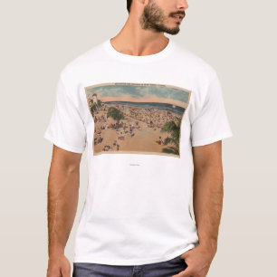 Miami, Florida - View of Sunbathers at Miami T-Shirt