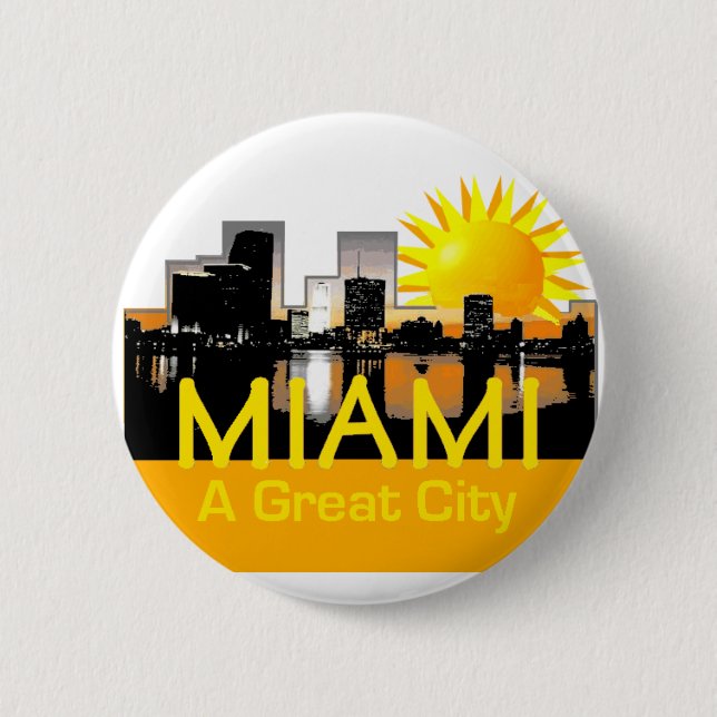 MIAMI Great City Button (Front)