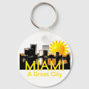 MIAMI Great City Keychain