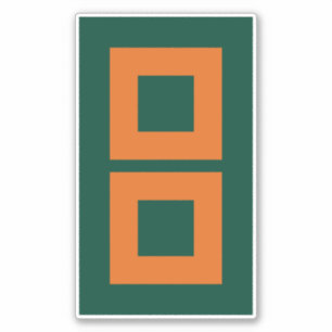 Miami Hurricane Warning Sticker