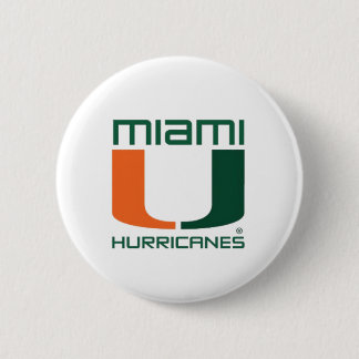 Miami Hurricanes 6 Cm Round Badge