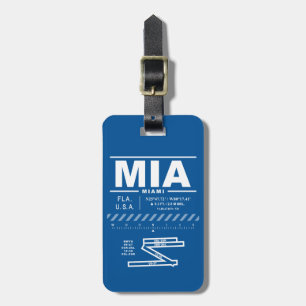 Miami International Airport MIA Luggage Tag