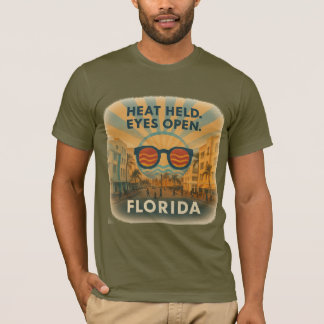 Miami Jersey Tee Heat Held Eyes Open Bella+Canvas 