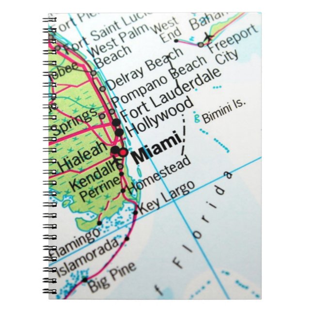 Miami Map Notebook (Front)