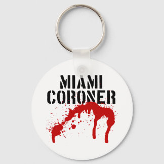 Miami Metro PD Coroner Key Ring