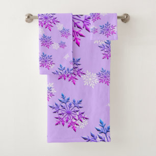 Miami Nights Christmas Bath Towel Set
