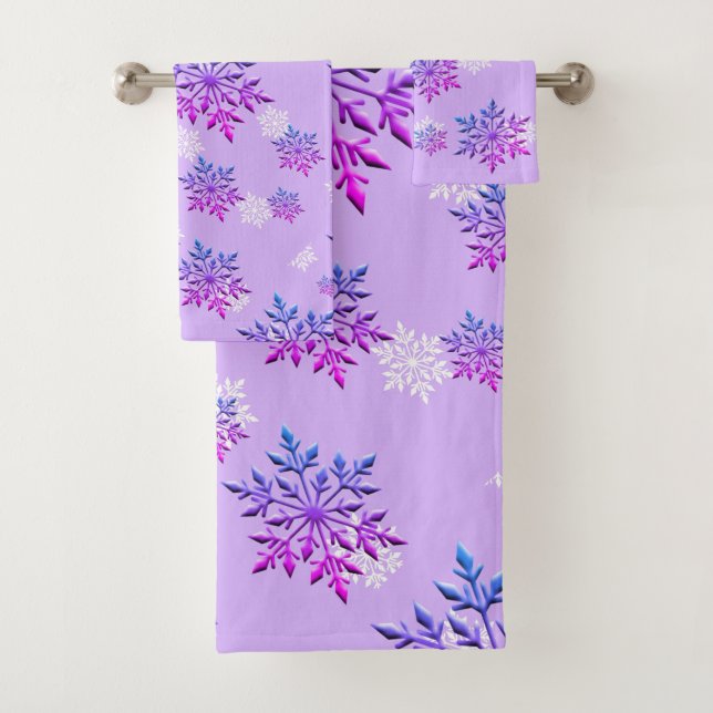 Miami Nights Christmas Bath Towel Set (Insitu)