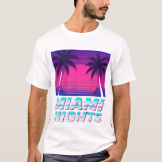 Miami Nights Neon City Vibes T-Shirt